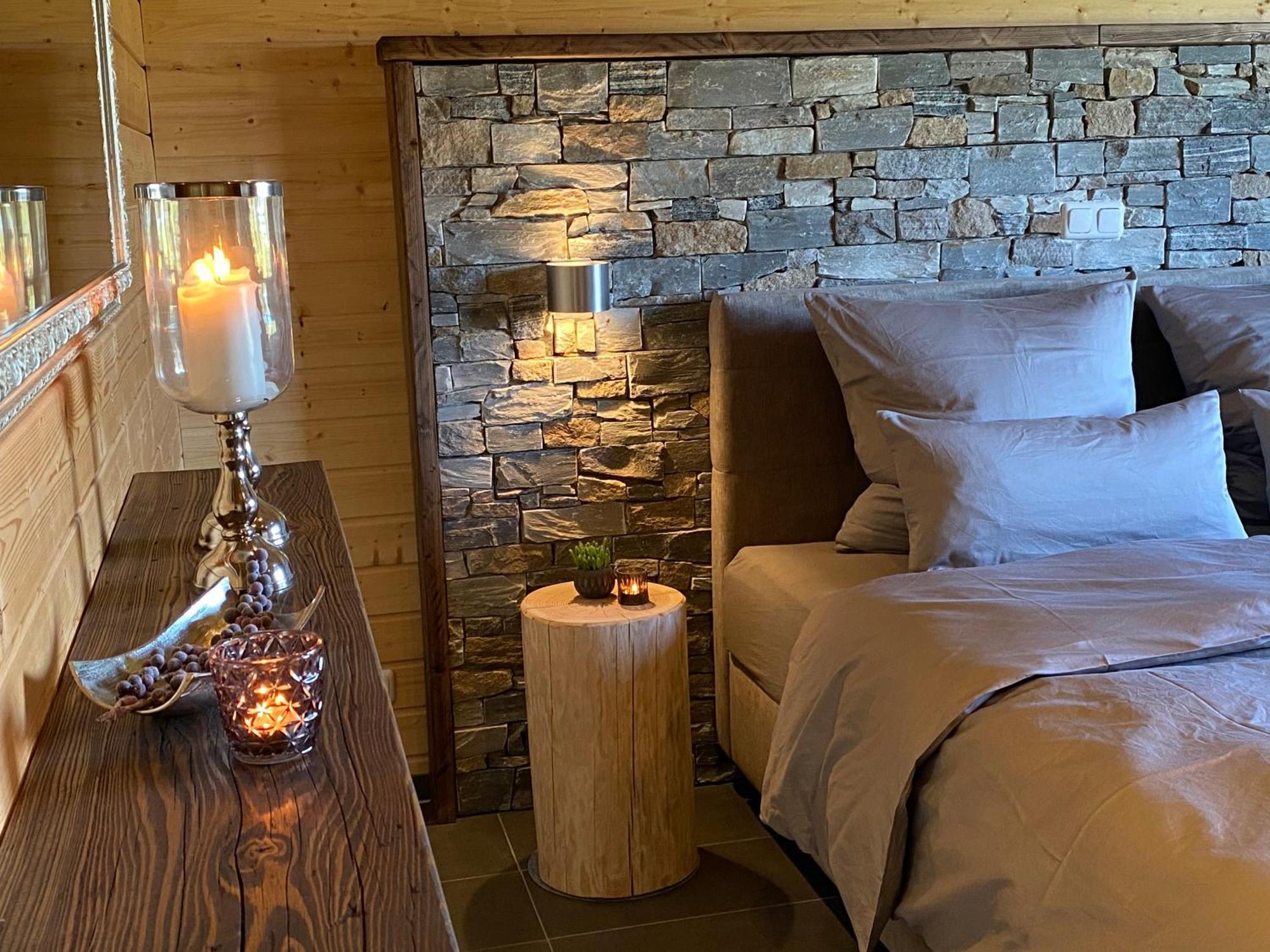 Holzhaus Onkel Fritz Mit Sauna Und Whirlwanne Esch  Екстериор снимка